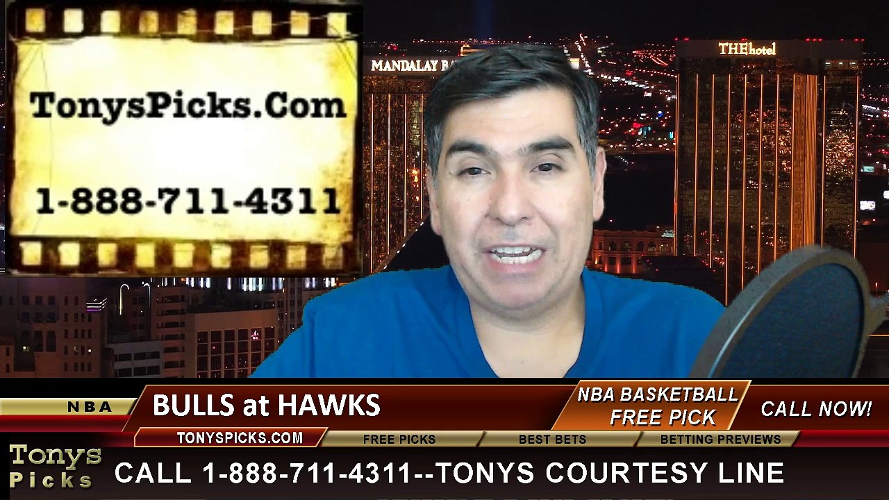 Atlanta Hawks vs. Chicago Bulls Free Pick Prediction NBA Pro Basketball Odds Preview 12-15-2014