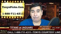 Jacksonville Jaguars vs. Tennessee Titans Free Pick Prediction NFL Pro Football Odds Preview 12-18-2014
