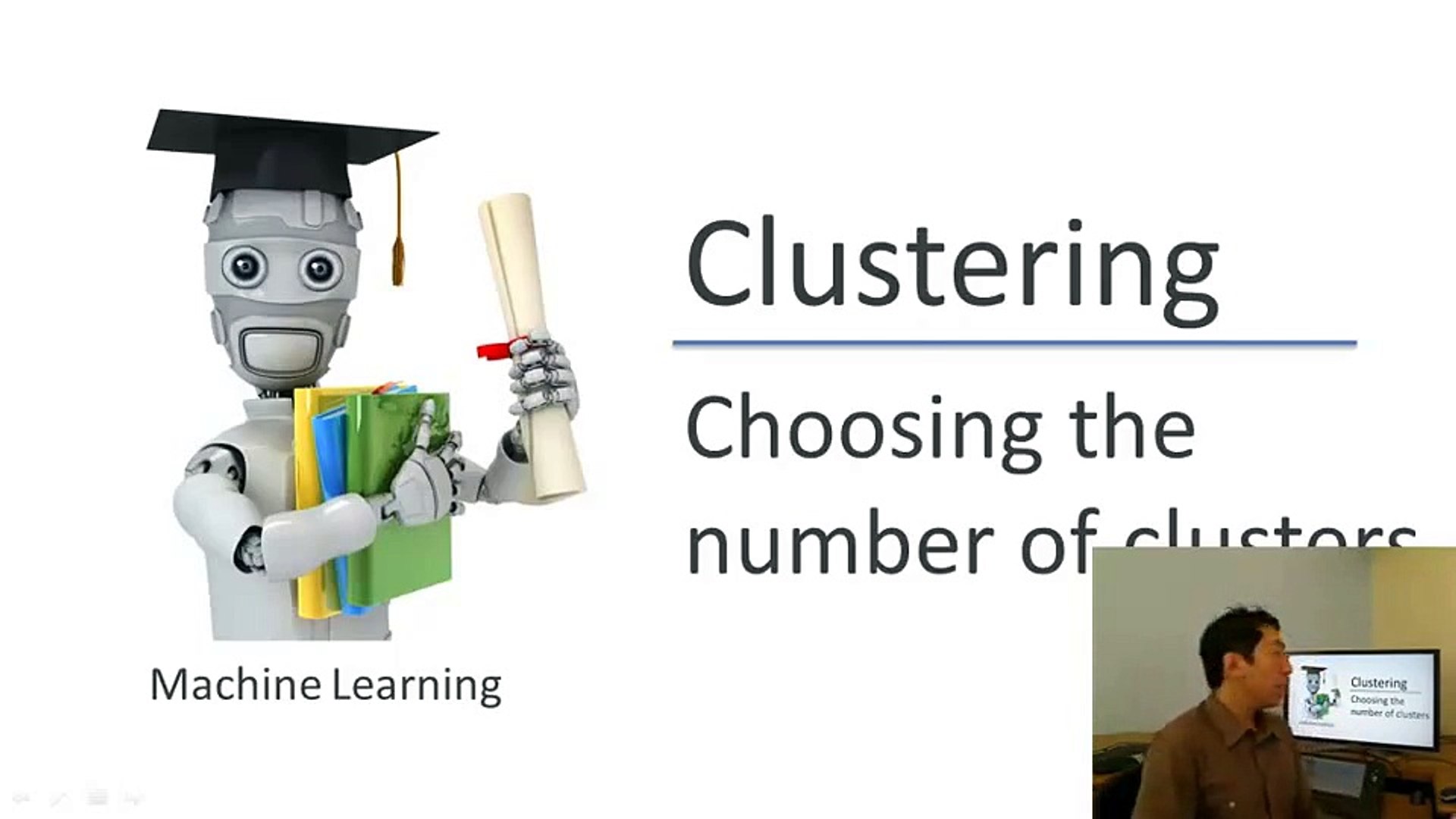 13.5 Machine Learning Choosing the Number of Clusters