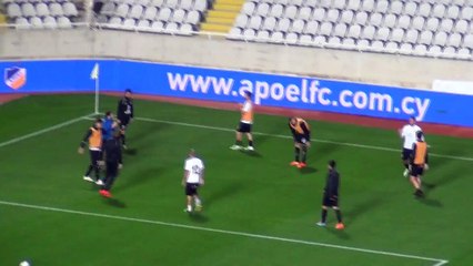 Η προθέρμανση της ΑΕΚ