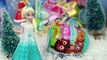 FROZEN SURPRISE TOYS Elsa Anna Magic Clip Dolls Shopkins Kinder Surprise Eggs Minecraft Blind Bags