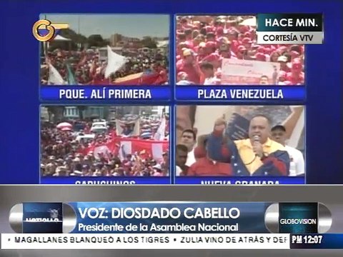 Cabello: Deberían estar orgullosos quienes están en la lista