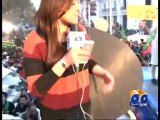 PTI attacks Geo team again, in Lahore-Geo Reports-15 Dec 2014