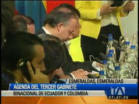 Presidentes de Ecuador y Colombia se reúnen en Esmeraldas
