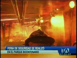 Feria de seguridad se realizó en el Parque Bicentenario