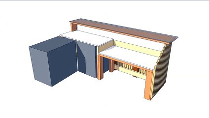 Fabriquer un bar très design à partir d'éléments d'ossature bois