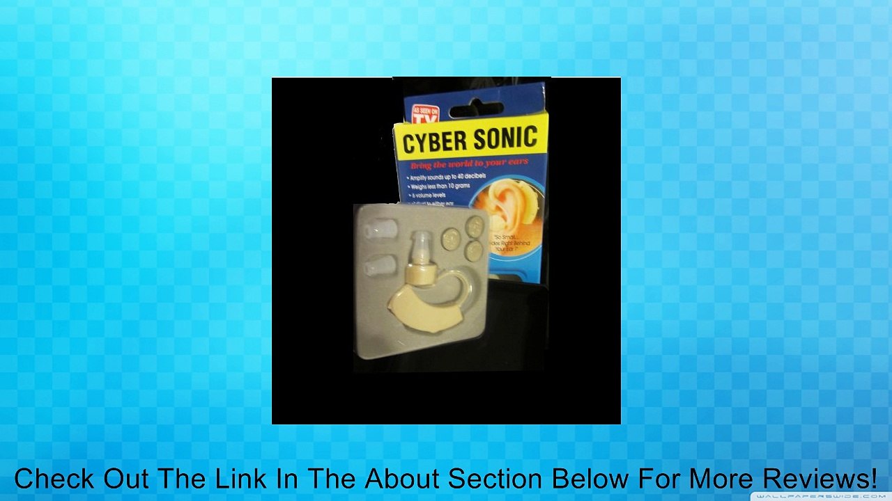 Pack of 2 Hearing Amplifier, Behind the Ear, Gain Level: 29�5db, Easy to Use, Clear Sound, Fit Both Ears, Energy-saving Technology, with 3 Ear Buds (Large and Small) to Fit Most Customers. New Flexable Tube Best Fit Over Ear. Ear Buds Made From Special So
