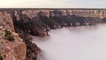Une mer  de nuages dans le Grand Canyon !