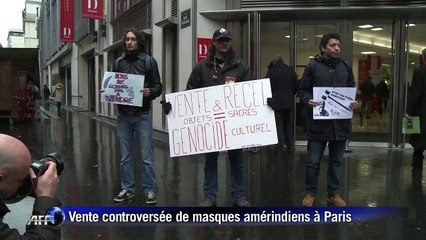 Paris: vente controversée de masques amérindiens