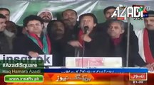 Watch Chairman Imran Khan Speech @ Azadi Dharna Islamabad - 15 Dec 2014
