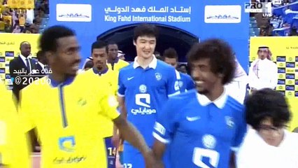 النصرو الهلال (ماقبـل بـدايه المـباراه الى  ان يـصفر الحـكم ) الجوله 12