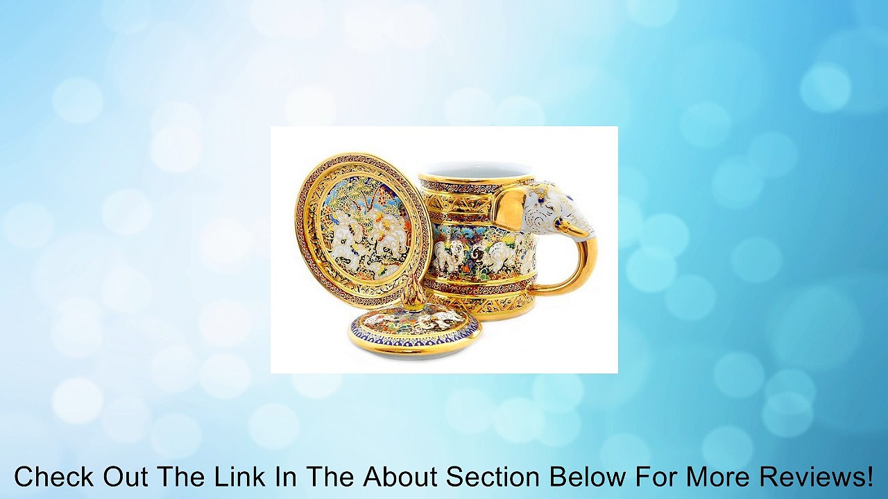 Elephant ear benjarong mug premium Product of Thailand Review