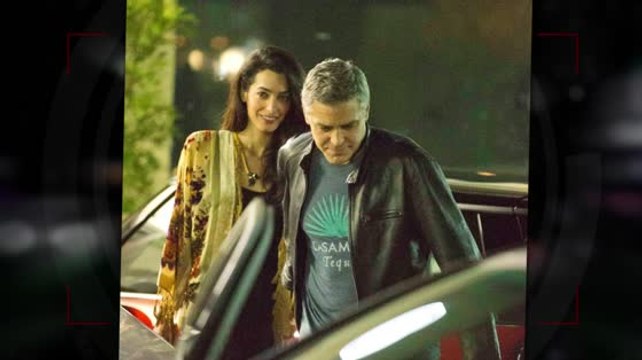 George et Amal Clooney passent une soirée calme à Studio City
