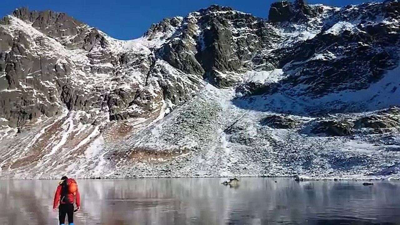 Amazing Walk On The Clear ICE