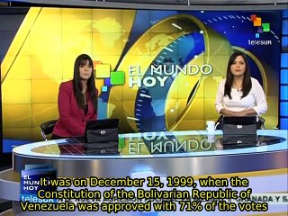 Venezuelans celebrate 15th anniversary of Constitution
