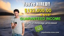 $470 Guaranteed Income per Day - Process Text Messages