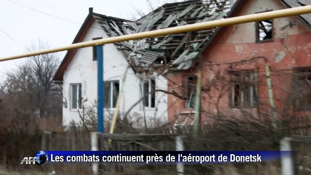 Ukraine: les combats continuent près de l'aéroport de Donetsk