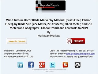 Premium Insight of Wind Turbine Rotor Blade Market Forecast to 2019