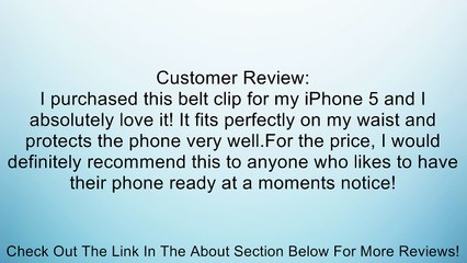 Minisuit Clipster Kick Stand Holster Case + Belt Clip for iPhone 5/5S (Black) Review