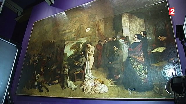 Un chef d'œuvre de Gustave Courbet restauré sous les yeux du public