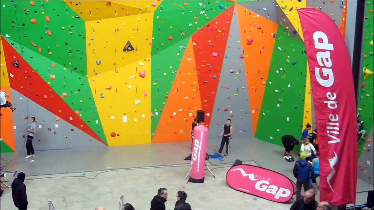 Inauguration de la salle d'escalade de Gap (Hautes-Alpes)