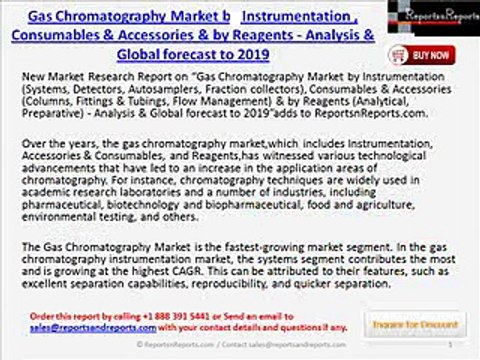2019 World Gas Chromatography Industry Analysis Report by Challenges & Opportunities