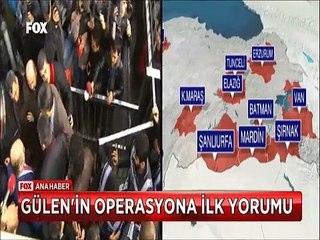 Fethullah Gülen'in Operasyona ilk yorumu Zorlasınlar, Göbekleri çatlasın