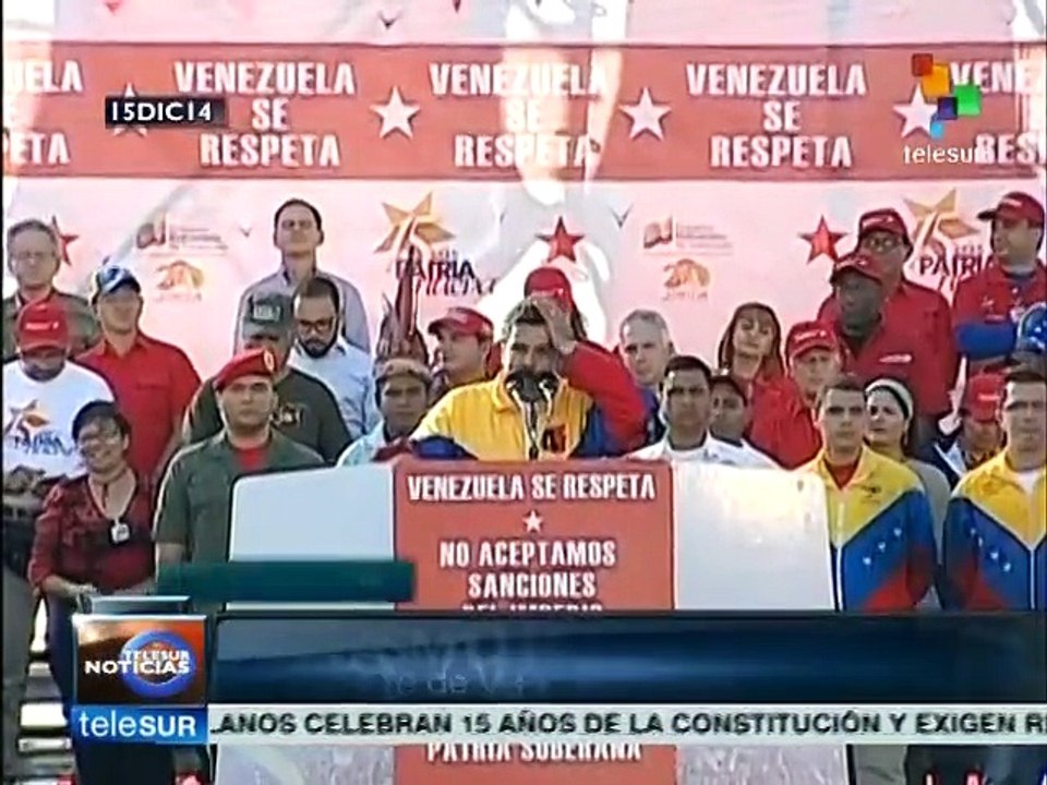 Sanciones de EE.UU. son una falta de respeto: Maduro