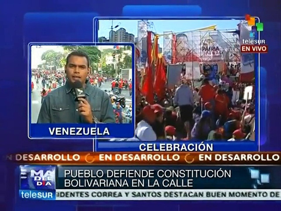 Miles participaron de la conmemoración de la Constitución de Venezuela