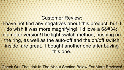 Zadro LED Lighted Illuminating Desktop Magnifier MAG03 Review