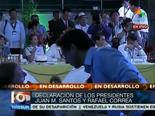 Ecuador trabaja por la paz en Colombia: Correa