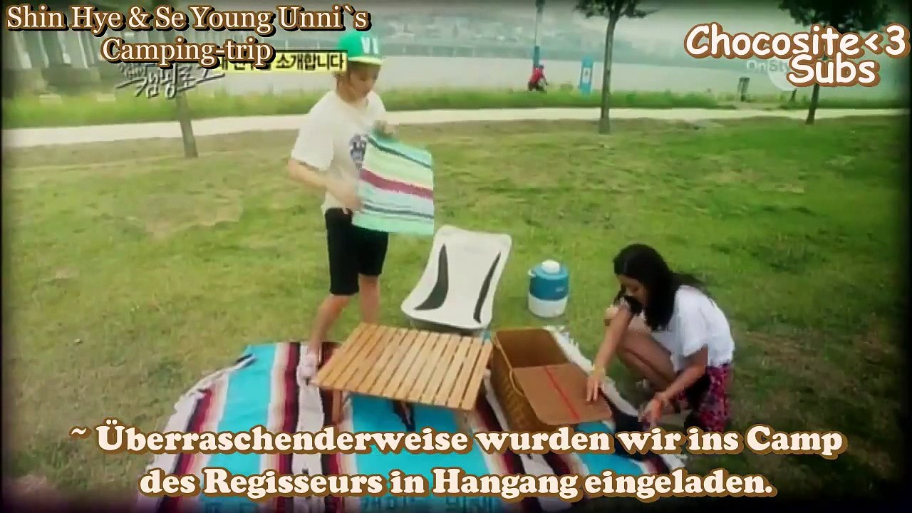 Park Shin Hye and Park Se Young at Photo Camping Log [Teil 2 German Sub]