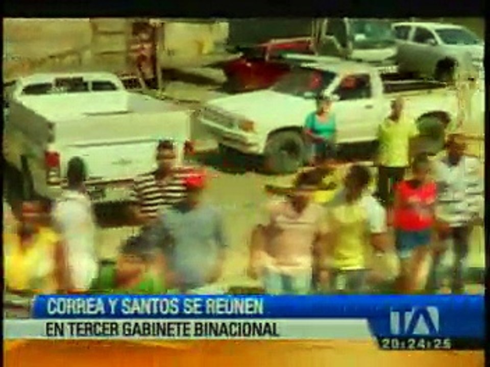 Correa y Santos se reunieron en Esmeraldas