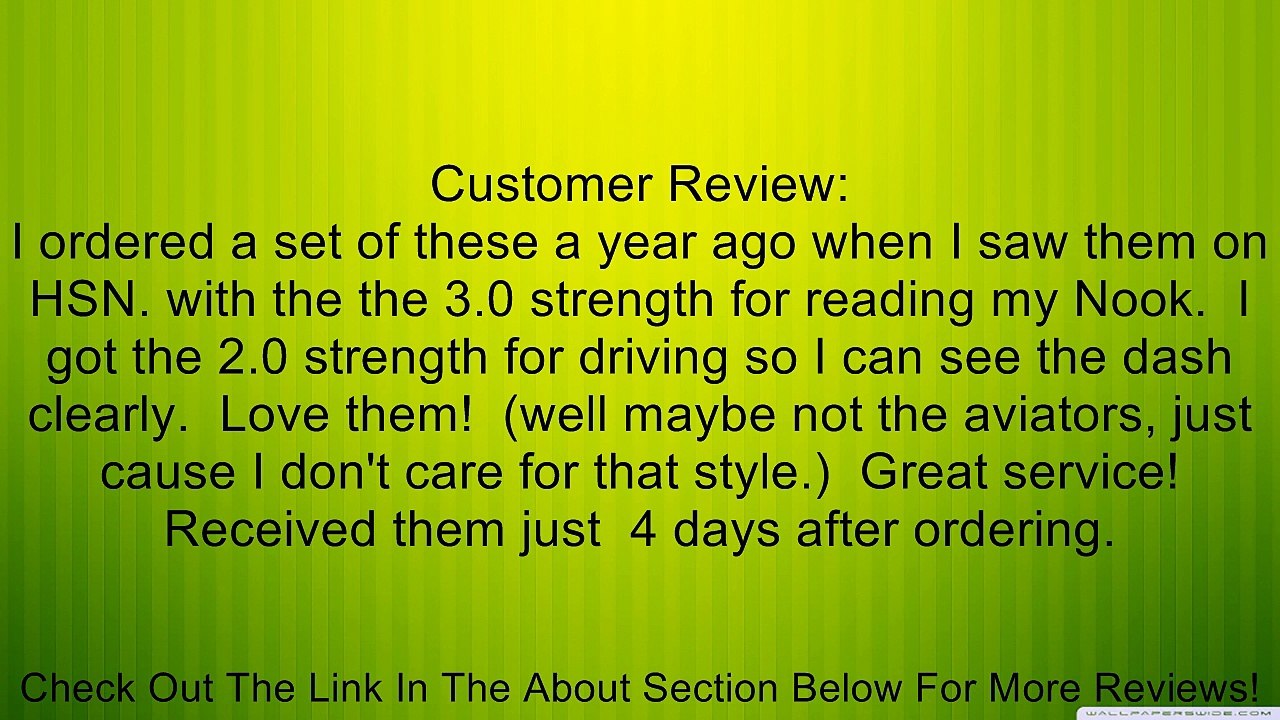 Joy Mangano Summer Style 9 Piece Bifocal Sunglasses Set - 2.0 Review