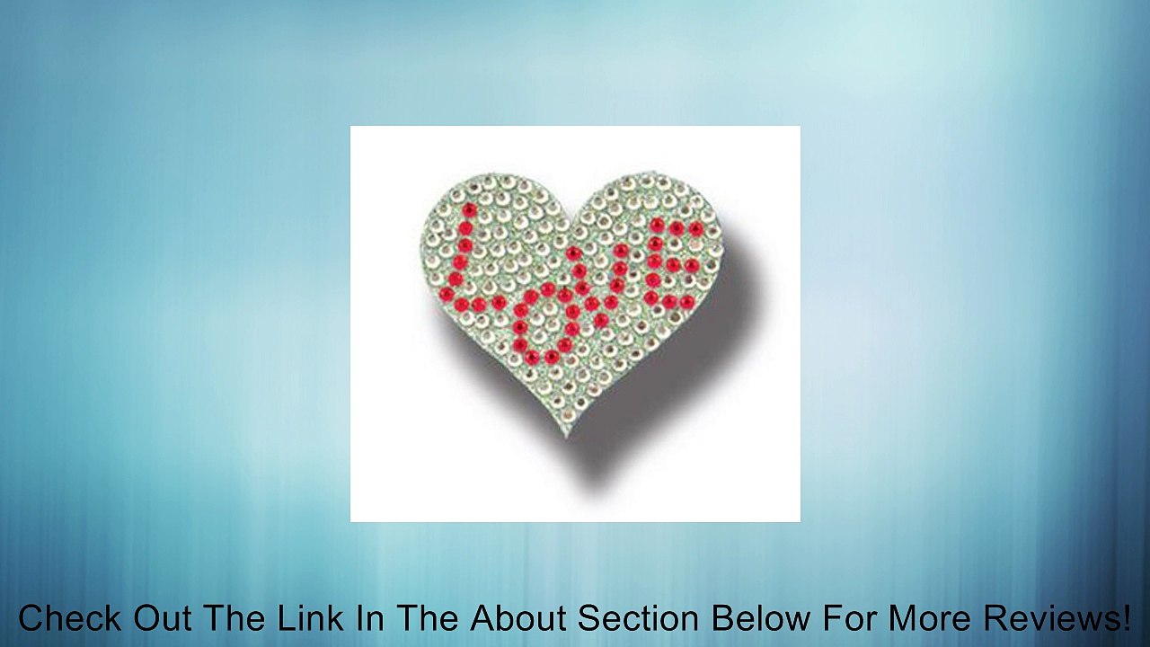 Love Heart Crystal Rhinestone Bling Sticker Laptop Tablet Phone MP3 Player+ Review