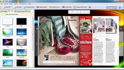 HTML5 PDF page turning software for free download