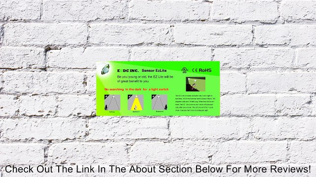 EZ Sensor Night Light, Be you young or old, This sensor night light will be of great benefit to you Review