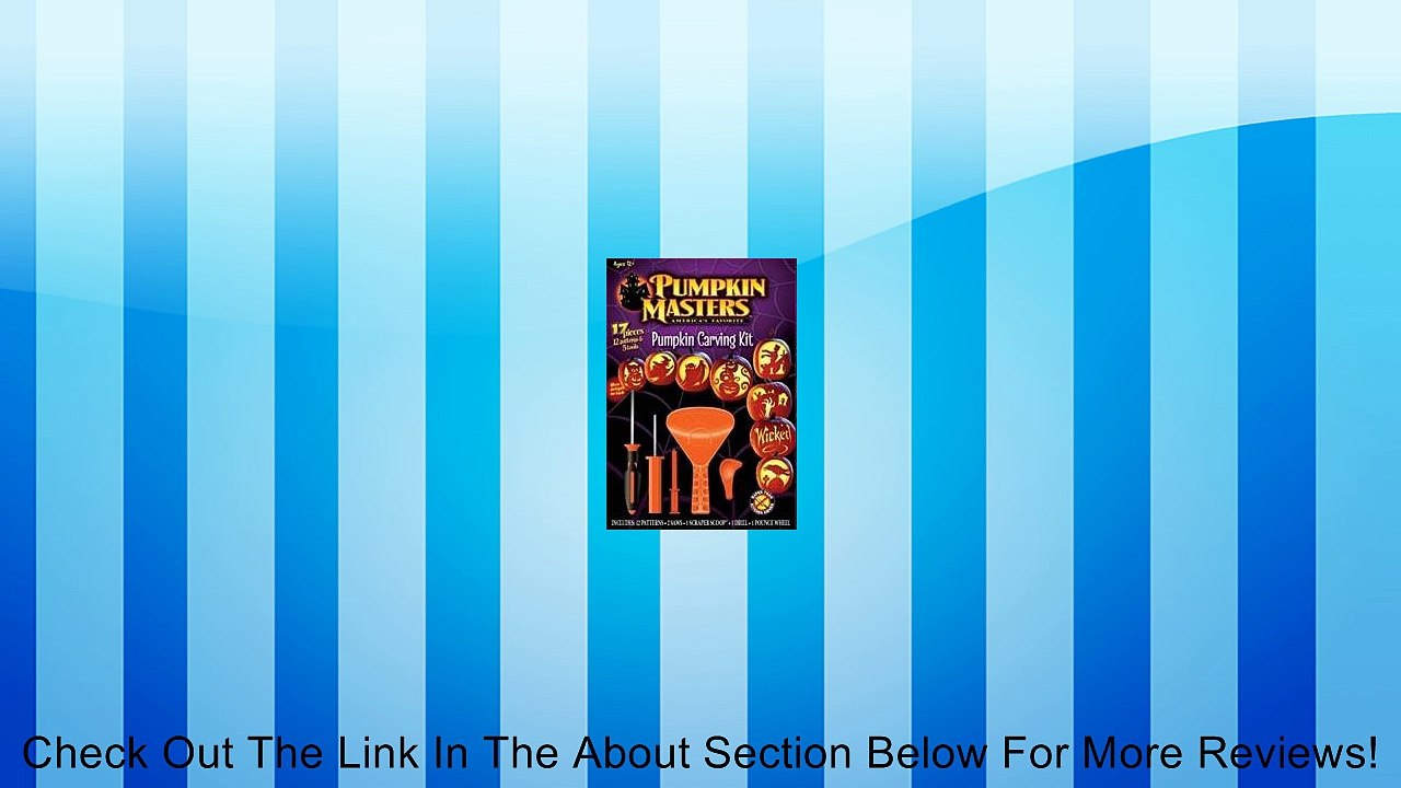 Pumpkin Masters Pumpkin Carving Kit with 12 Patterns & Tools Review