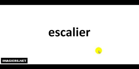 Escalier (stair) Pronunciation in French