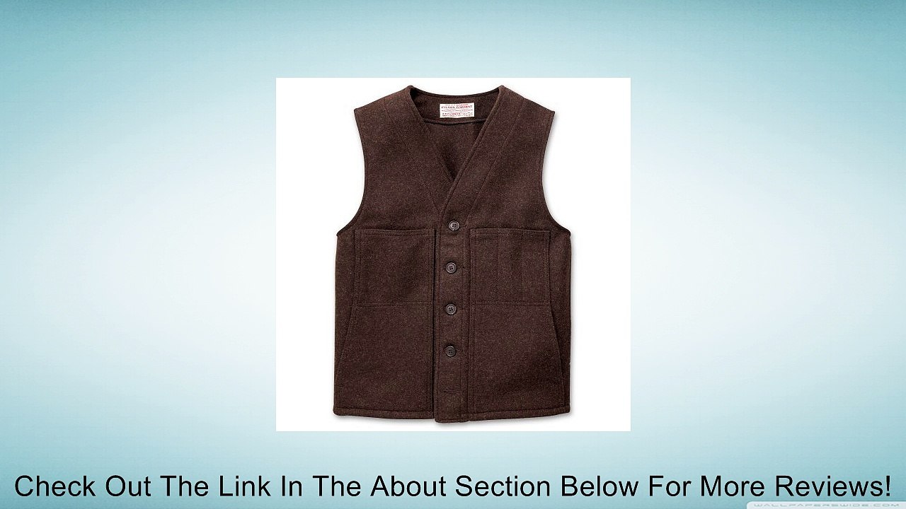 Filson Mackinaw Wool Vest - 10055 Review