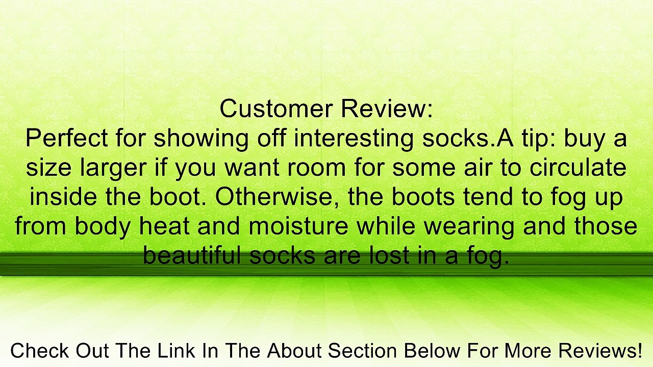 Transparent Girls' Women's Translucence Jelly Gumboots Rain Boot Shoes Gum Boots Martin Boots + 1 FREE Socks + 7 Color FREE Shoelaces Size 7.5 Review