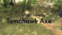 Scout Throwing Tomahawk Ax