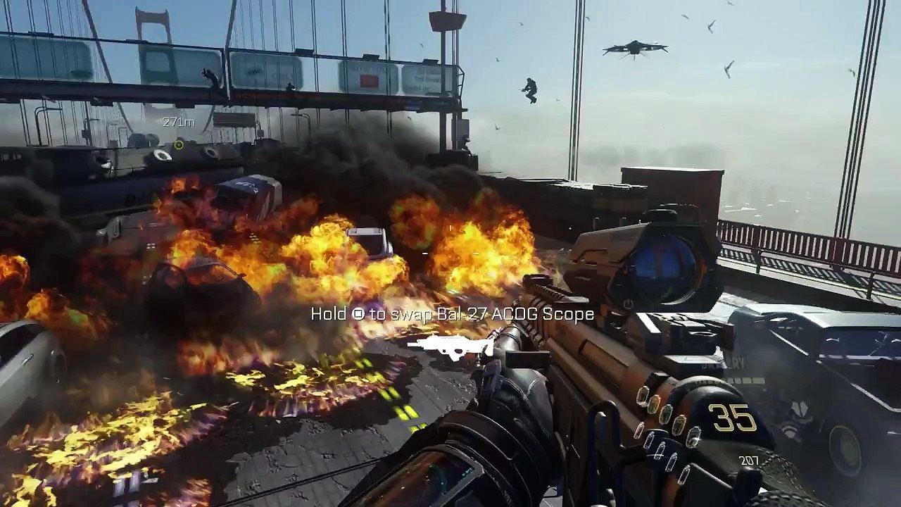 Call of Duty Advanced Warfare - Gameplay Walkthrough Part 8 (PS4) - Collapse