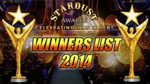 Winners of Star Dust 2014 | Check Out