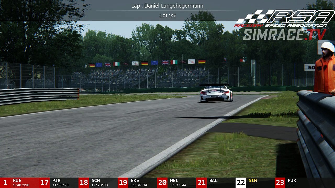 RSA goes Assetto Corsa - Testrace in Monza Part 1