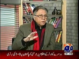 Hassan Nisar Shuts Up Geo News PMLN Calling PTI Workers Burgers