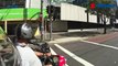Biker trying to date female biker, ruined by Clueless Guy On A Scooter! Hilarious...