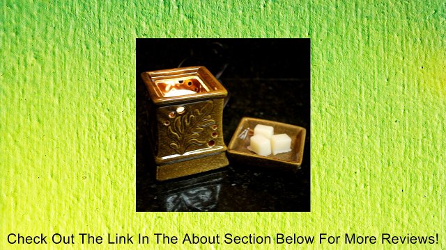 Essenza Scented Wax Warmer with 4 Different Wax Scents Included (Lemongrass Verbena / Red Delicious Spice / Plumaria Breeze / Vanilla Spice) Review