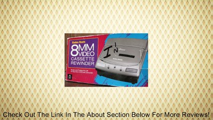 8MM Video Cassette Rewinder Radio Shack 44-1139 Review
