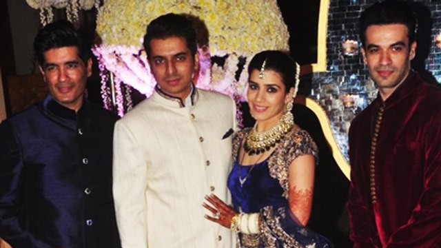 Manish Malhotra's niece Rriddhi Malhotra & Tejas Wedding Reception